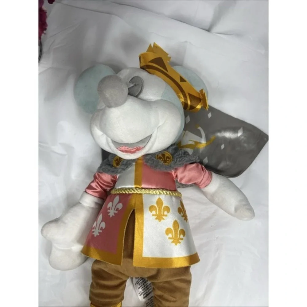 Disney Mickey Mouse The Main Attraction Plush King‎ Arthur Carousel Ltd 7/12